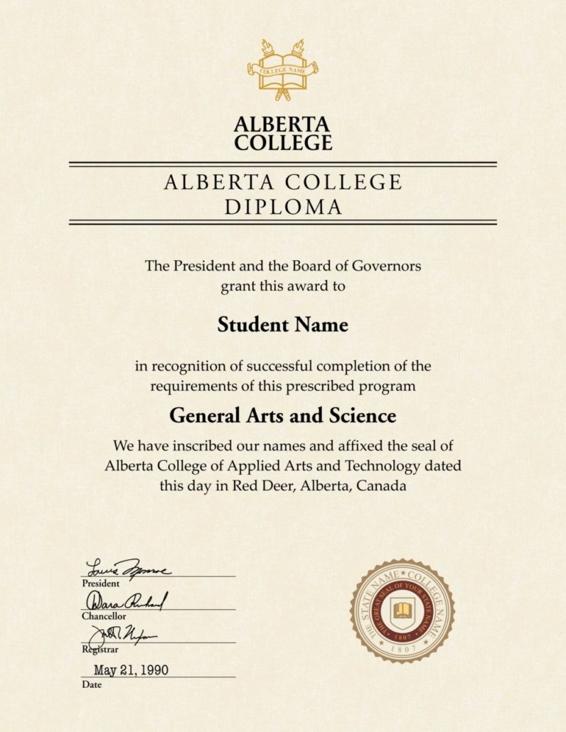 Alberta diploma released items picture